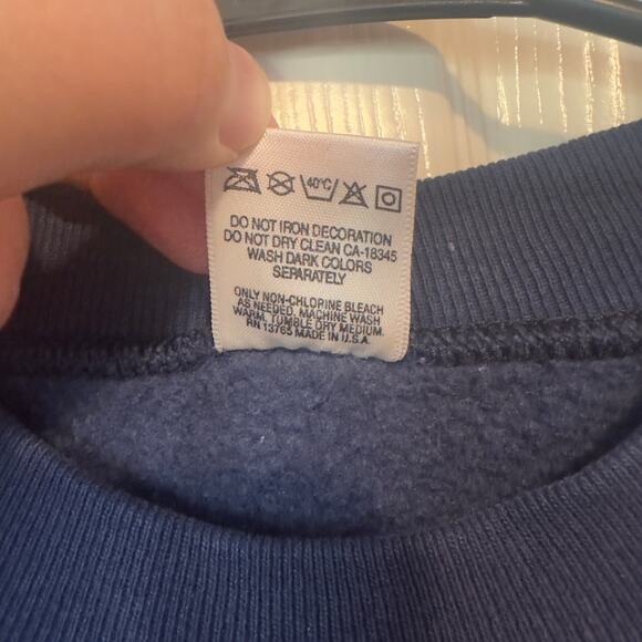 Vintage 90s Fruit of the Loom Santa & Me Christmas Crewneck Sweatshirt Size XL - Picture 4 of 10